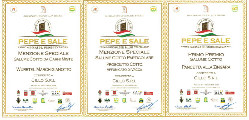 Al momento stai visualizzando Riconoscimenti al Premio Pepe e Sale